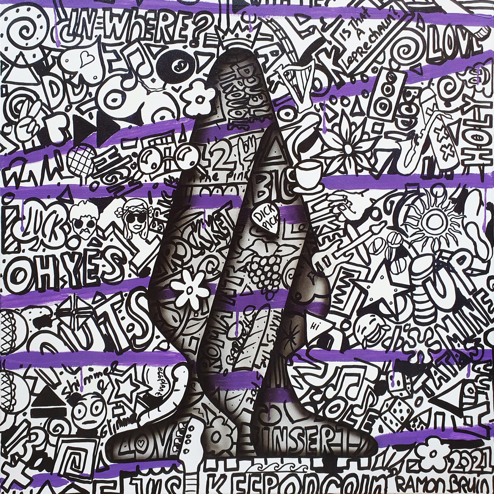 Doodle Paintings Ramon Bruin